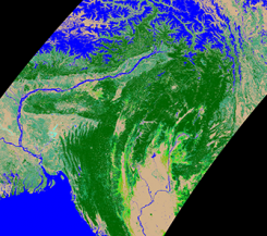 satellite-based classification of South Asian dry dipterocarp forest